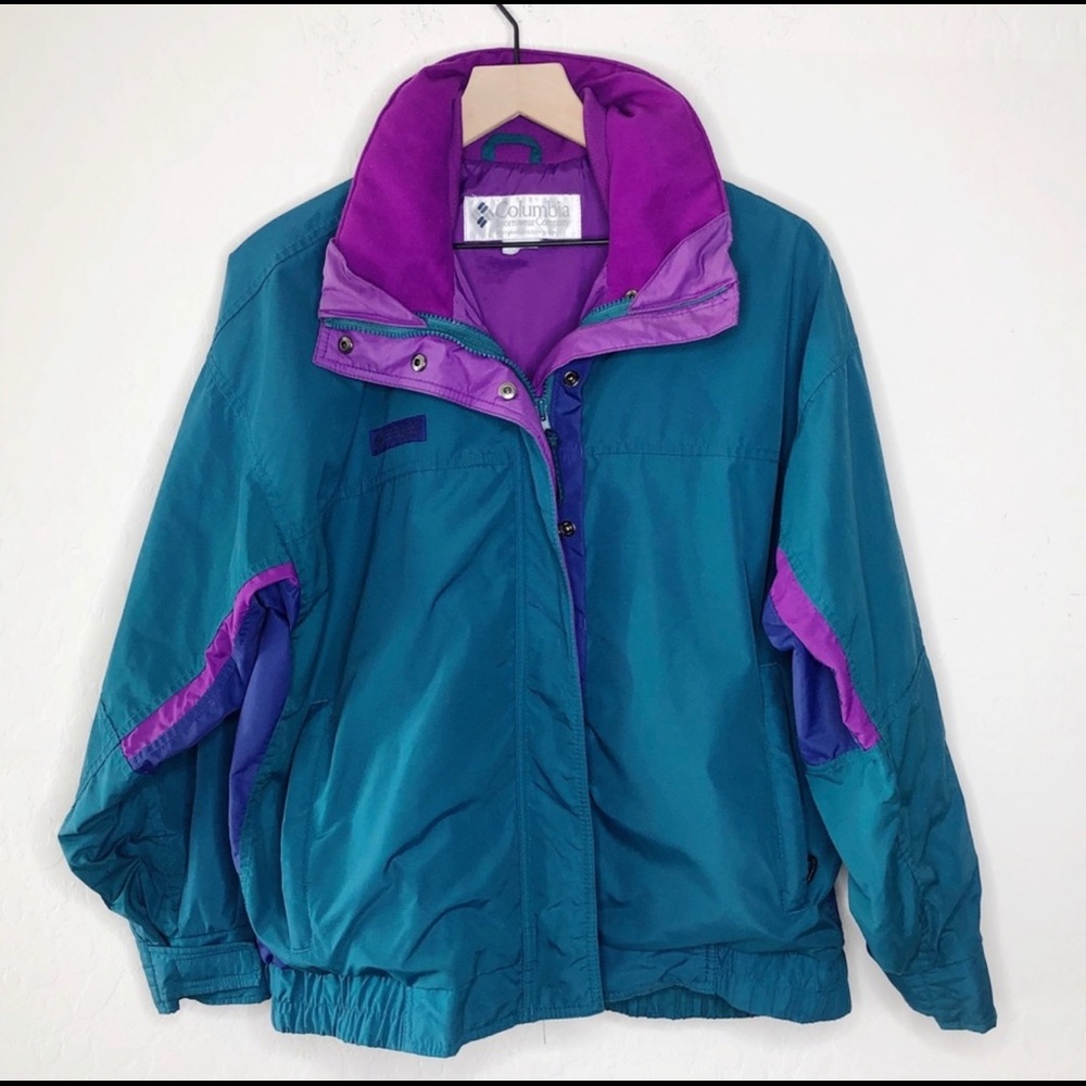 Vintage 90s COLUMBIA Bugaboo Winter Coat M Green